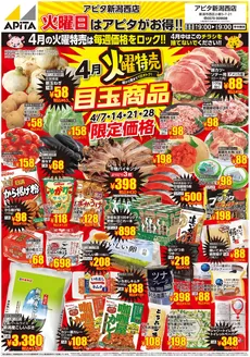 アピタのカタログ | 排他的な掘り出し物 | 2026-04-06T00:00:00.000Z - 2026-04-28T00:00:00.000Z