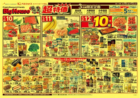 ビッグハウスのカタログ | あなたのための特別オファー | 2026-04-09T00:00:00.000Z - 2026-04-16T00:00:00.000Z