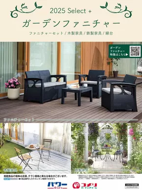 長門市でのコメリのカタログ | ガーデンファニチャー | 2025-02-19T00:00:00.000Z - 2025-06-30T00:00:00.000Z