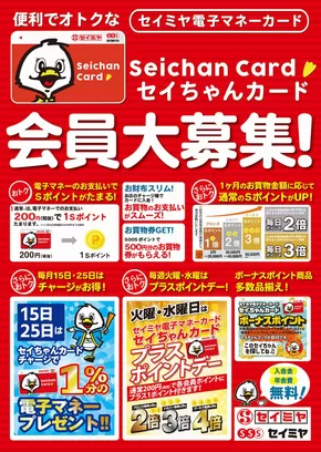 セイミヤのカタログ | 今すぐ私たちの取引で節約 | 2025-02-28T00:00:00.000Z - 2025-09-16T00:00:00.000Z