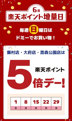ドミーのカタログ | 魅力的なオファーを発見する | 2025-06-01T00:00:00.000Z - 2025-06-29T00:00:00.000Z