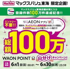マックスバリュのカタログ | 現在の特別プロモーション | 2025-06-01T00:00:00.000Z - 2025-06-30T00:00:00.000Z