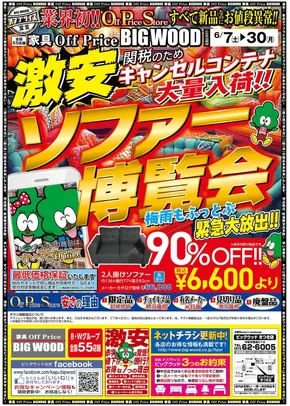 大分市でのビッグウッドのカタログ | 現在の特別プロモーション | 2025-06-04T00:00:00.000Z - 2025-06-30T00:00:00.000Z