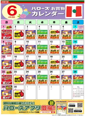 ハローズのカタログ | トップディールと割引 | 2025-05-25T00:00:00.000Z - 2025-06-30T00:00:00.000Z