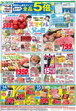 いなげやのカタログ | 現在の特別プロモーション | 2025-06-14T00:00:00.000Z - 2025-06-17T00:00:00.000Z