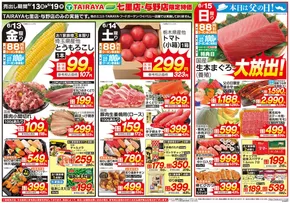 横浜市でのたいらやのカタログ | 割引とプロモーション | 2025-06-13T00:00:00.000Z - 2025-06-19T00:00:00.000Z