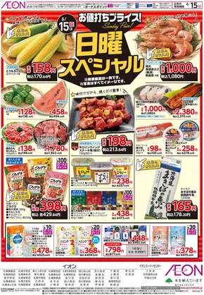 帯広市でのイオンのカタログ | イオン チラシ | 2025-06-12T00:00:00.000Z - 2025-06-15T00:00:00.000Z