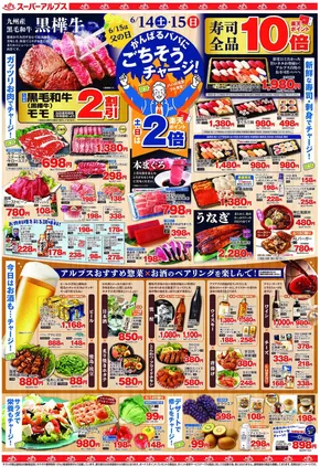 飯能市でのスーパーアルプスのカタログ | スーパーアルプス チラシ | 2025-06-13T00:00:00.000Z - 2025-06-16T00:00:00.000Z