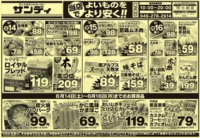 サンディのカタログ | トップディールと割引 | 2025-06-14T00:00:00.000Z - 2025-06-16T00:00:00.000Z