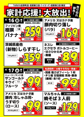 蓮田市でのたいらやのカタログ | 掘り出し物ハンターのためのオファー | 2025-06-16T00:00:00.000Z - 2025-06-17T00:00:00.000Z