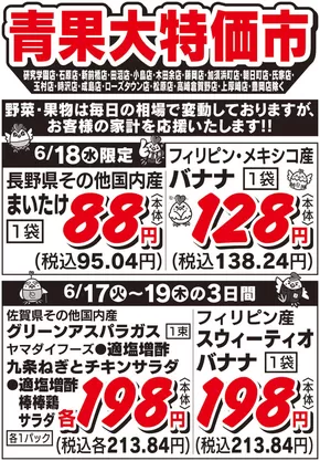 渋川市でのとりせんのカタログ | 私たちのお客様のための排他的な取引 | 2025-06-16T00:00:00.000Z - 2025-06-19T00:00:00.000Z