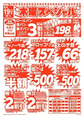 セイミヤ チラシ