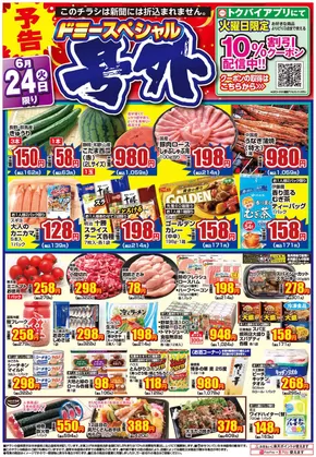 ドミーのカタログ | ドミー チラシ | 2025-06-21T00:00:00.000Z - 2025-06-23T00:00:00.000Z