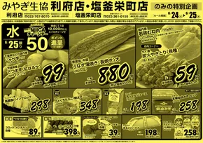 塩竈市でのみやぎ生活協同組合のカタログ | あなたのための私たちの最高のオファー | 2025-06-24T00:00:00.000Z - 2025-06-25T00:00:00.000Z