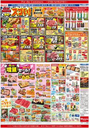 真岡市でのベイシアのカタログ | 6/25折込 今こそ！増量セール！ | 2025-06-25T00:00:00.000Z - 2025-07-01T00:00:00.000Z